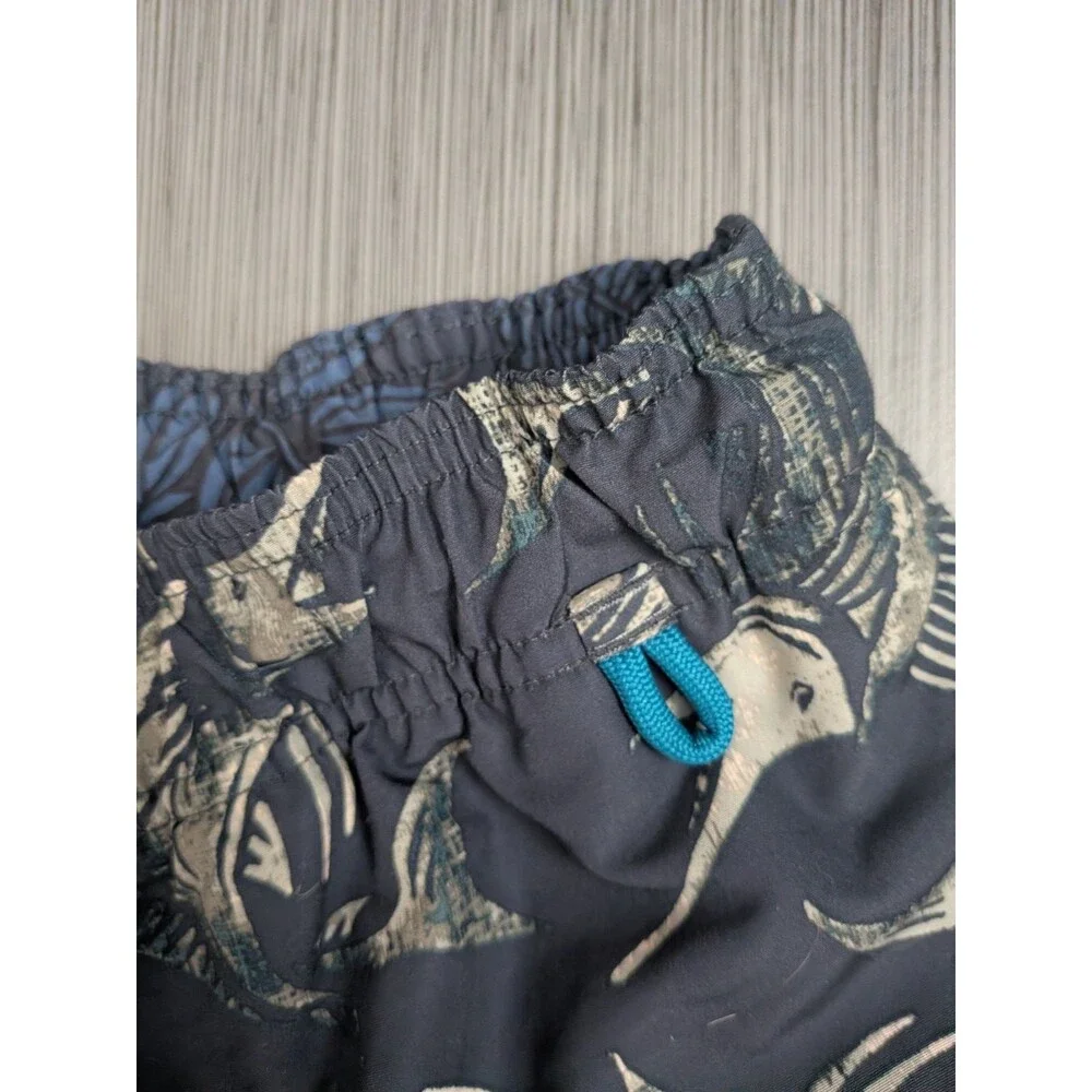 Eddie Bauer Free Dry Swim Trunks Medium Black Lined Swordfish